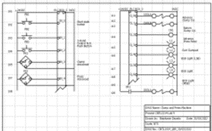 Clamp and Press Machine Electrical Schematic